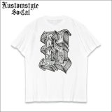 KustomStyle カスタムスタイル EYE Tシャツ WHITE