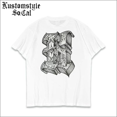 画像1: KustomStyle カスタムスタイル EYE Tシャツ WHITE