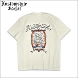 KustomStyle カスタムスタイル SHIP Tシャツ CREAM