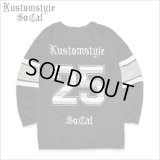 【送料無料】KustomStyle カスタムスタイル 25TH BANDANA メッシュ ホッケージャージー BLACK	