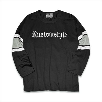画像2: 【送料無料】KustomStyle カスタムスタイル 25TH BANDANA メッシュ ホッケージャージー BLACK	
