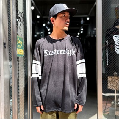 画像3: 【送料無料】KustomStyle カスタムスタイル 25TH BANDANA メッシュ ホッケージャージー BLACK	