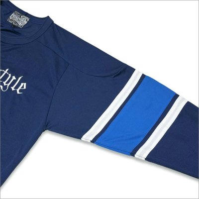 画像6: 【送料無料】KustomStyle カスタムスタイル 25TH BANDANA メッシュ ホッケージャージー NAVY	