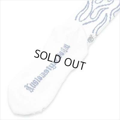画像5: KustomStyle カスタムスタイル FLAMES SOCKS WHITE