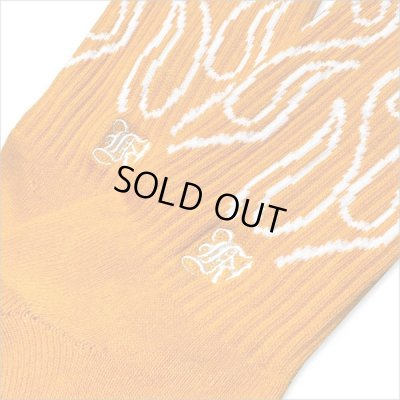 画像4: KustomStyle カスタムスタイル FLAMES SOCKS ORANGE