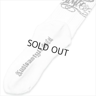 画像4: KustomStyle カスタムスタイル NORM LOGO SOCKS WHITE