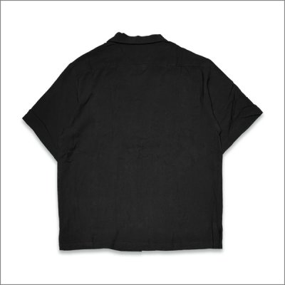 画像2: 【送料無料】KustomStyle カスタムスタイル LONGROOF S/S キューバシャツ BLACK