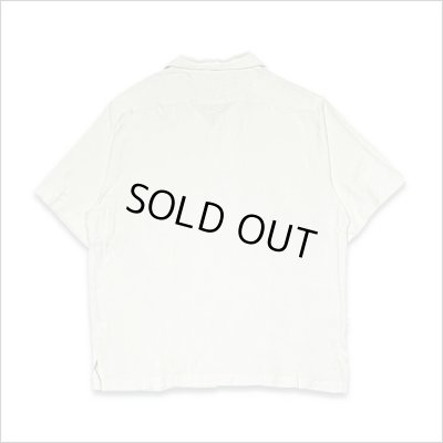 画像2: 【送料無料】KustomStyle カスタムスタイル LONGROOF S/S キューバシャツ OFF WHITE