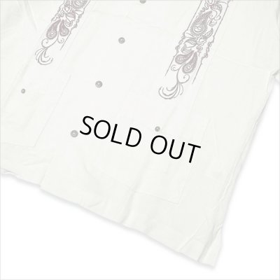 画像5: 【送料無料】KustomStyle カスタムスタイル LONGROOF S/S キューバシャツ OFF WHITE