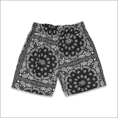 画像2: 【送料無料】KustomStyle カスタムスタイル NORM BANDANA ボードショーツ BLACK