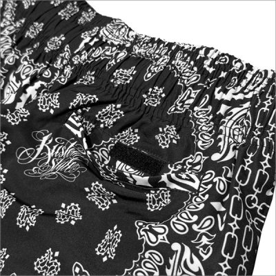 画像5: 【送料無料】KustomStyle カスタムスタイル NORM BANDANA ボードショーツ BLACK