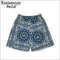 【送料無料】KustomStyle カスタムスタイル NORM BANDANA ボードショーツ NAVY
