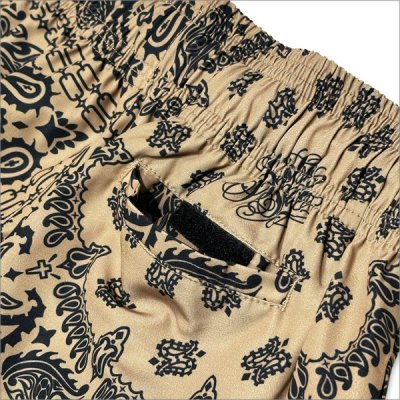 画像5: 【送料無料】KustomStyle カスタムスタイル NORM BANDANA ボードショーツ KHAKI