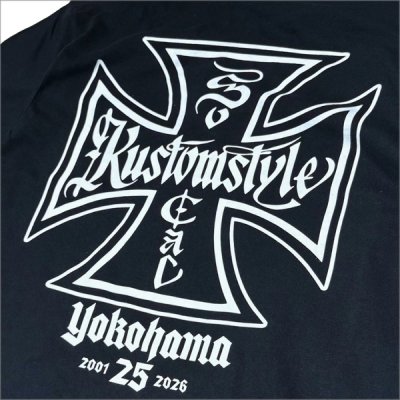 画像4: KustomStyle カスタムスタイル IRON CROSS 25th Tシャツ BLACK