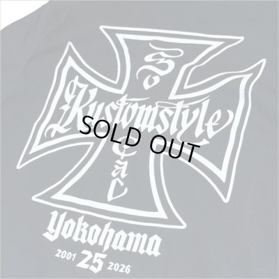 画像4: KustomStyle カスタムスタイル IRON CROSS 25th Tシャツ BLACK