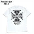 KustomStyle カスタムスタイル IRON CROSS 25th Tシャツ WHITE