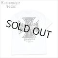 KustomStyle カスタムスタイル IRON CROSS 25th Tシャツ WHITE