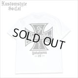 KustomStyle カスタムスタイル IRON CROSS 25th Tシャツ WHITE