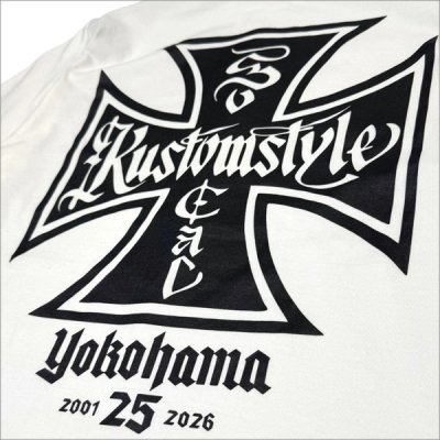 画像4: KustomStyle カスタムスタイル IRON CROSS 25th Tシャツ WHITE