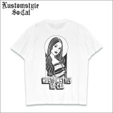 KustomStyle カスタムスタイル MG CHARLIE BROWN Tシャツ WHITE