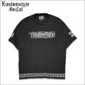 【送料無料】KustomStyle カスタムスタイル FUCKIN' SCRIPT- FOOTBALL JERSEY BLACK