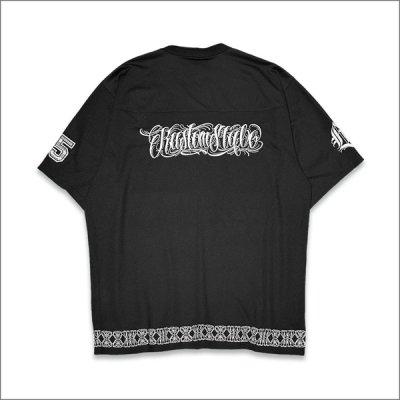 画像2: 【送料無料】KustomStyle カスタムスタイル FUCKIN' SCRIPT- FOOTBALL JERSEY BLACK