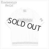 【送料無料】KustomStyle カスタムスタイル FUCKIN' SCRIPT- FOOTBALL JERSEY WHITE