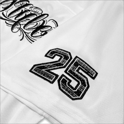 画像6: 【送料無料】KustomStyle カスタムスタイル FUCKIN' SCRIPT- FOOTBALL JERSEY WHITE