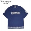 【送料無料】KustomStyle カスタムスタイル FUCKIN' SCRIPT- FOOTBALL JERSEY NAVY