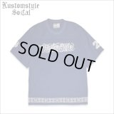 【送料無料】KustomStyle カスタムスタイル FUCKIN' SCRIPT- FOOTBALL JERSEY NAVY