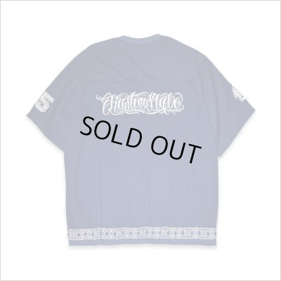 画像2: 【送料無料】KustomStyle カスタムスタイル FUCKIN' SCRIPT- FOOTBALL JERSEY NAVY