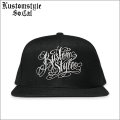 KustomStyle カスタムスタイル NORM LOGO スナップバックCAP BLACK