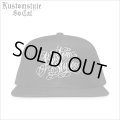 KustomStyle カスタムスタイル NORM LOGO スナップバックCAP BLACK