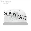 KustomStyle カスタムスタイル NORM LOGO スナップバックCAP BLACK/H.GRAY