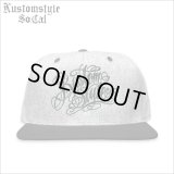 KustomStyle カスタムスタイル NORM LOGO スナップバックCAP BLACK/H.GRAY