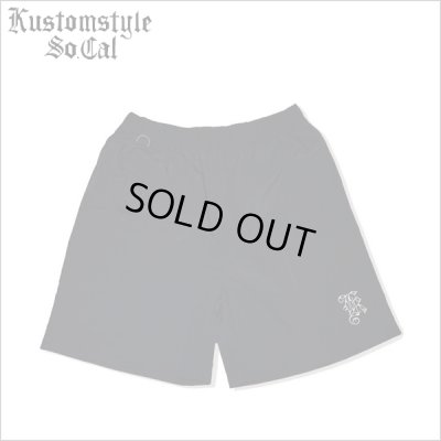 画像1: 【送料無料】KustomStyle カスタムスタイル BAGGED ナイロンショーツ BLACK
