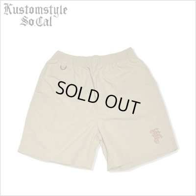 画像1: 【送料無料】KustomStyle カスタムスタイル BAGGED ナイロンショーツ SAND