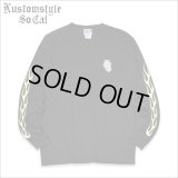 KustomStyle カスタムスタイル SHOEBOX L/S Tシャツ BLACK