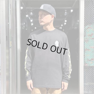 画像2: KustomStyle カスタムスタイル SHOEBOX L/S Tシャツ BLACK
