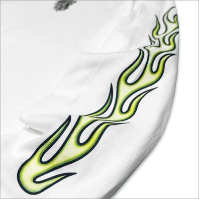 画像3: KustomStyle カスタムスタイル SHOEBOX L/S Tシャツ WHITE
