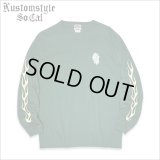 KustomStyle カスタムスタイル SHOEBOX L/S Tシャツ IVY GREEN