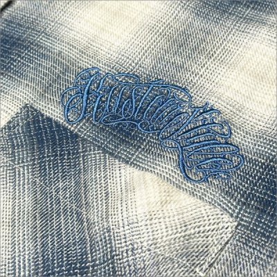 画像4: 【送料無料】KustomStyle カスタムスタイル HAVOC L/Sチェックシャツ L.BLUE
