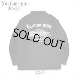 【送料無料】KustomStyle カスタムスタイル QC コーチジャケット BLACK