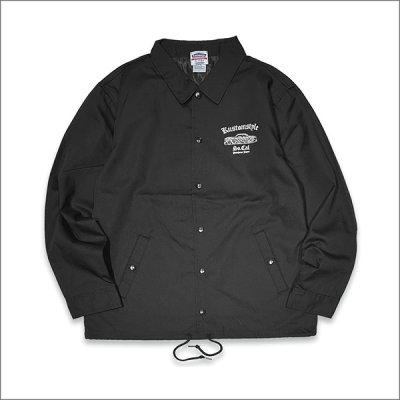 画像2: 【送料無料】KustomStyle カスタムスタイル QC コーチジャケット BLACK