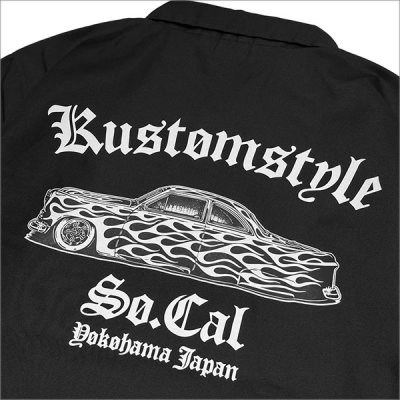 画像4: 【送料無料】KustomStyle カスタムスタイル QC コーチジャケット BLACK