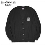 【送料無料】KustomStyle カスタムスタイル KS-DROP コーデュロイカーディガン BLACK