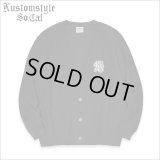 【送料無料】KustomStyle カスタムスタイル KS-DROP コーデュロイカーディガン BLACK