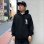 画像3: 【送料無料】KustomStyle カスタムスタイル SKULL ROSE PRAYING HANDS プルオーバーパーカー BLACK (3)