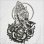 画像4: 【送料無料】KustomStyle カスタムスタイル SKULL ROSE PRAYING HANDS クルーネックスウェット ASH (4)