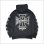 画像2: 【送料無料】KustomStyle カスタムスタイル IRON CROSS 25th ZIPパーカー BLACK (2)